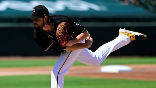 Brubaker, Holmes helping pick up pieces for Pirates’ staff taken in Bradenton, Fla. (Pirates)